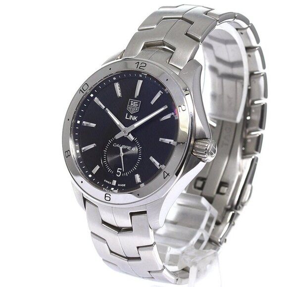 TAG HEUER Link Caliber 6 WAT2110 Date Small Second Automatic Men's Watch